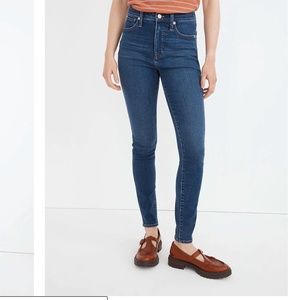 Madewell Tall 10" High-Rise Skinny Jeans in Coronet Wash